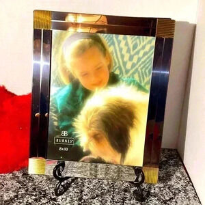 Burnes picture frame in front 8*10 and photo album . never used. Like brand new